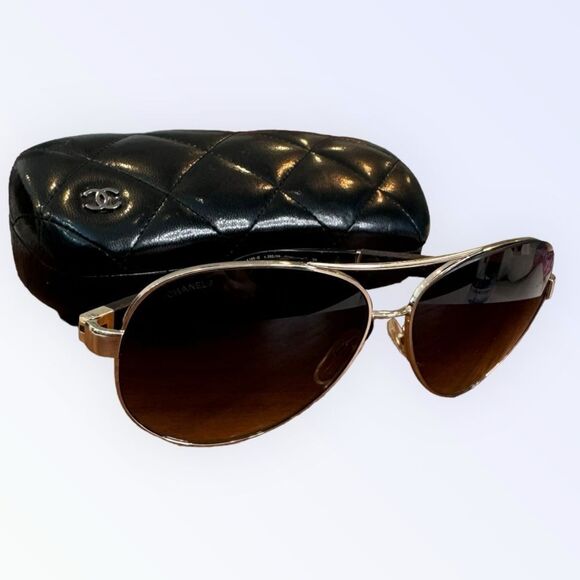 Chanel Aviator Sunglasses - Picture 1 of 8